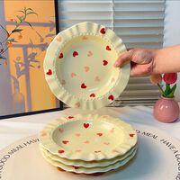 Тарелка "Кружева и сердечки"