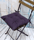 Подушка на стул "Velours" (42х42 см; фиолетовая)