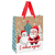 Пакет бумажный подарочный "Happy Santa" (23х18х10 см)