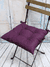 Подушка на стул "Simplex" (42x42 см; фиолетовая)