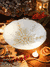 Блюдо сервировочное "Снежинка серебро" (300х300х60 мм; белое)