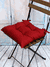 Подушка на стул "Simplex" (42х42 см; бордовая)